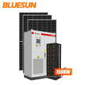 Free Maintenance 100kW 150kW 300kW off grid solar system hybrid solar panel system with lithium battery bank for home